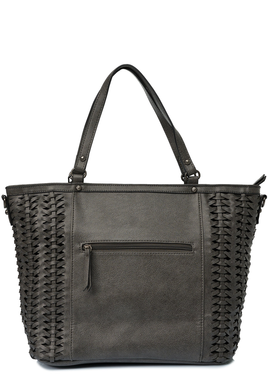 Tasche Shopper Flechtoptik